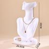 Portrait Necklace and Earring Display Stand - Jewelry Model Holder