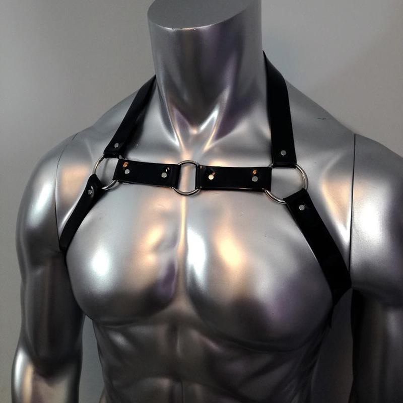 Sex Shoulder Strap Male Bondage Strap Pu Body Chain Sm Bundle Chest Strap Alternative Belt Harness Men