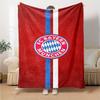Bayern Munich Theme Printed Blanket - Perfect for Couch, Bed, Travel & Outdoor Use | Machine Washable, Cozy & Durable.