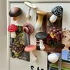 Portable Mini Mushroom Fridge Magnets   Home   Realistic Simulation  PVC Craft