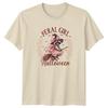 Feral Girl Halloween Unisexs TShirt Coquette Raccoon Halloween Gift For Her