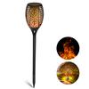 1 Pack Solar Flame Lamp 51LED Solar Torch Light Outdoor with Flickering Flame Landscape IP65 Waterproof Decorative Lights Simple Installation for Cou
