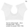 Underarm Sweat Pads T-Shirt Women Armpit Shape Reusable Sweat Pads Washable
