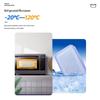 ZISIZ Transparent Microwavable Food Storage Container