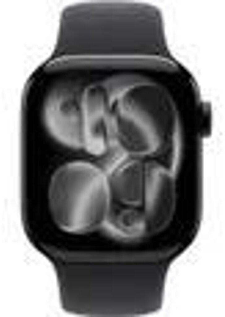 Apple Watch Series 11 5G 42mm Aluminium Jet Black Sport Band Black M/L