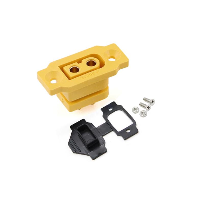 1PCS XT60E-F Mother Aircraft Power Supply With Fixed Battery Interface Model Motor Electrically Adjustable Dust Cover