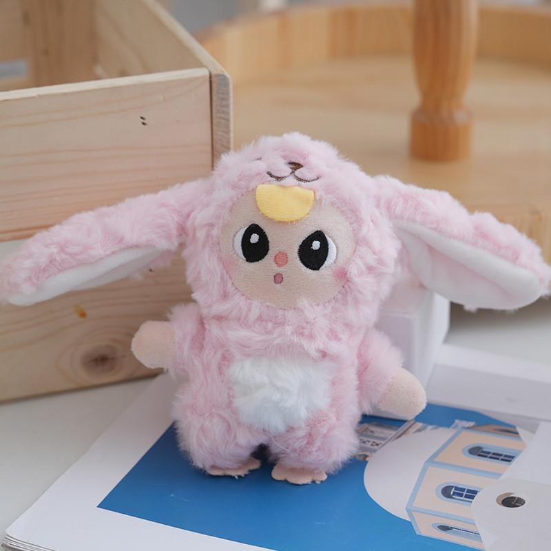 Keychain Plush Versatile Showcasing Cute Cartoon Sheep Rabbit Panda With Soft Pp Filling Cotton