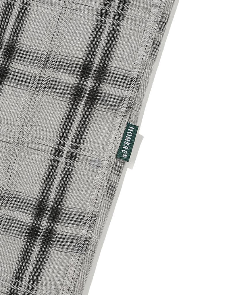 Рубашка с коротким рукавом Nombeule Signature Check [Серый]