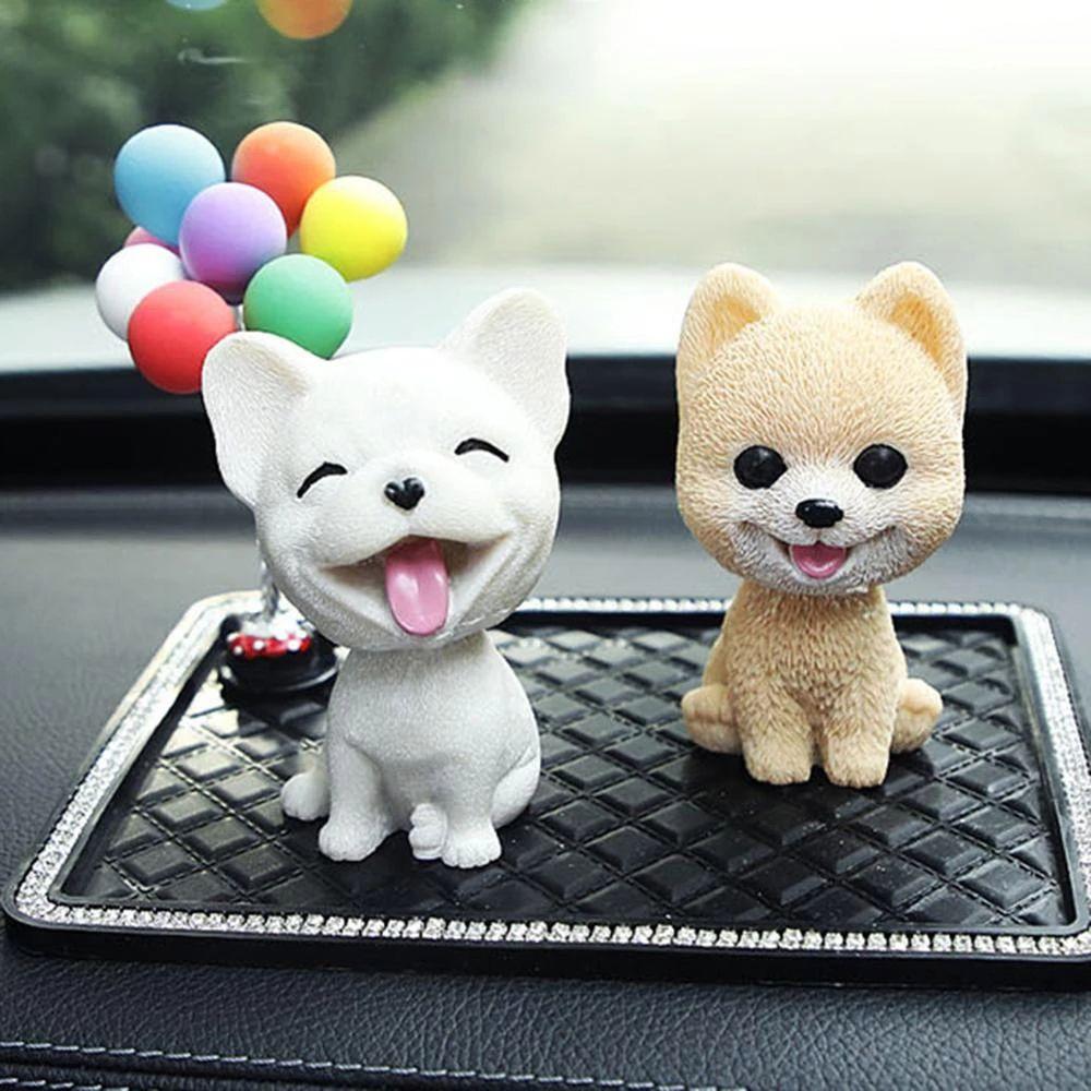 Gift Car Decoration Simulation Dog Bobblehead Dog Nodding Puppy Toys Shaking Head Dog Car Ornaments
