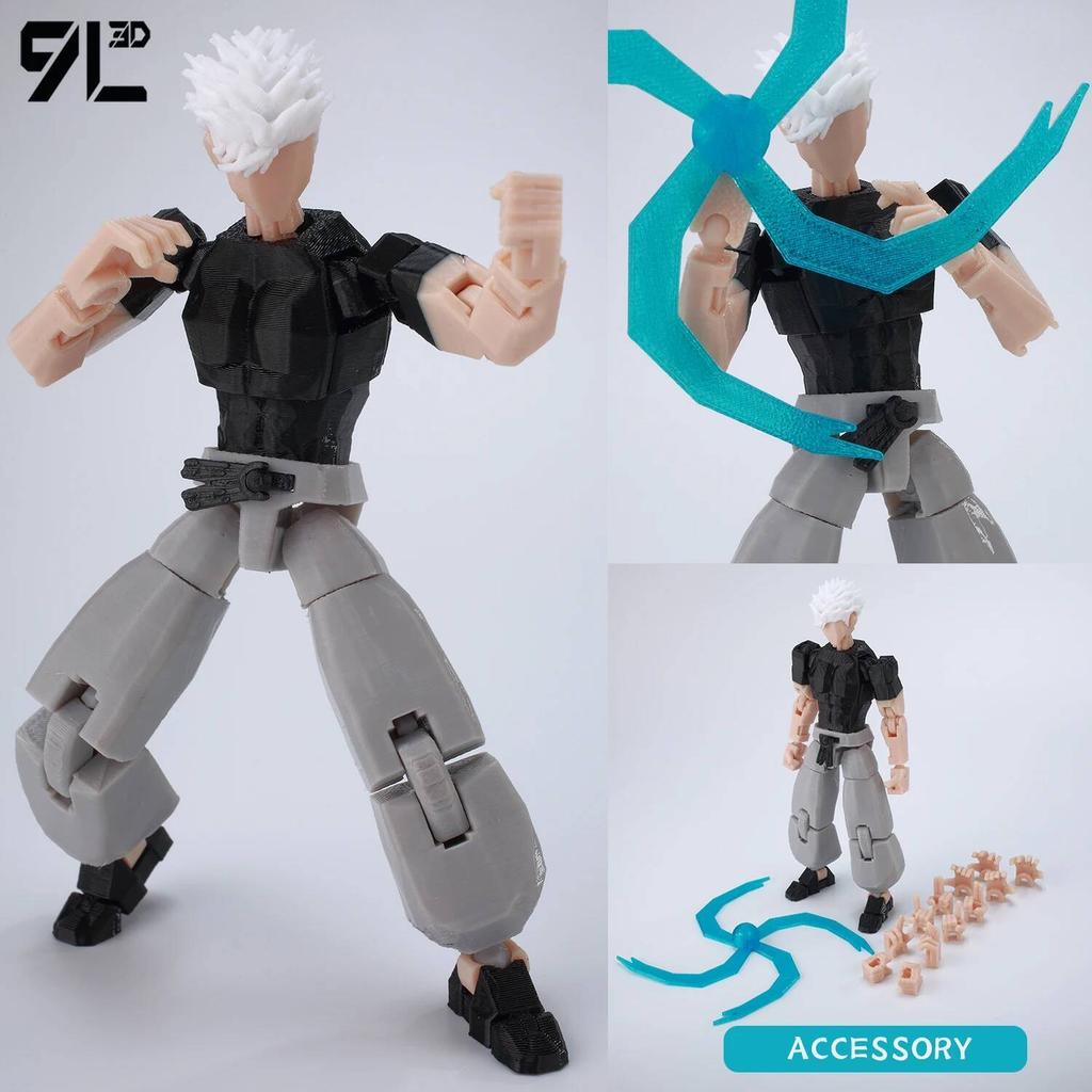 9л 3D-печатные аниме Jujutsu Kaisen Сукуна Lucky13 Dummy 13 Подвижные Трансформирующиеся T13 Фигурки Действия Манекен Игрушки для Коллекционеров