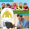 Yellow Orangutan Squeeze Toy Anxiety Stress Relief Gorilla Pinch Sensory Toy Teens Adults Soft TPR Calming Animal Fidget Toy
