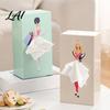 Creative Paper Dispenser Rectangular Elegant Girl Tissue Box Decorative ABS Storage Organizer Punch Free Organizer Modern Style Napkin Holder