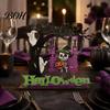 Halloween Table Decorations Funny Desktop Swing Decor, Spooky Home Decor for Living Room Entryway Holiday Displays Tabletop, Gothic Fall Themed