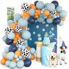 Farm Animal Dog Theme Party Balloon Set Cow Print Latex Balloon Children'S Birthday Decoration
