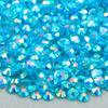 2mm 3mm 4mm 5mm 6mm Transparent Pink AB Non Hotfix Crystal Stones Flatback Jelly Resin Rhinestone for Decoration