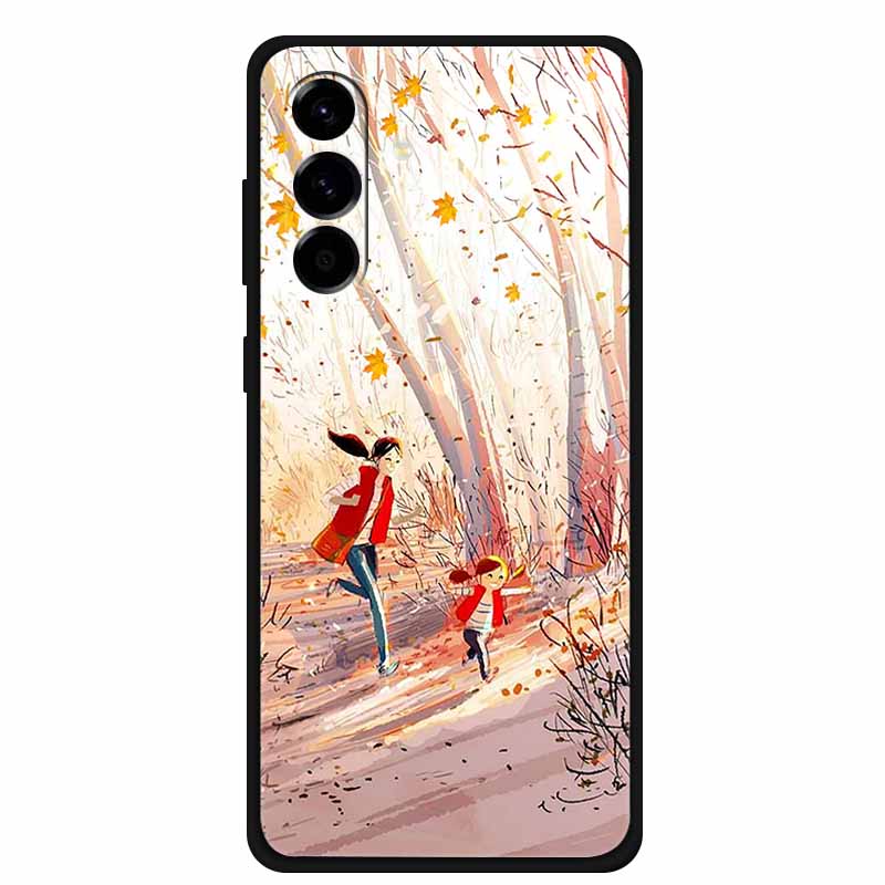 Чехол для Samsung Galaxy S25 FE 5G S25 FE Силиконовый Мягкий ТПУ Задняя крышка телефона Для Galaxy S25 FE 5G Мультяшный узор Ударопрочный чехол