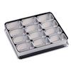 Oya Seisakusho Press No. 00 Yakumi Container, 12-Piece Square Container, 18-8 Stainless Steel, Made In Japan, AYK14012