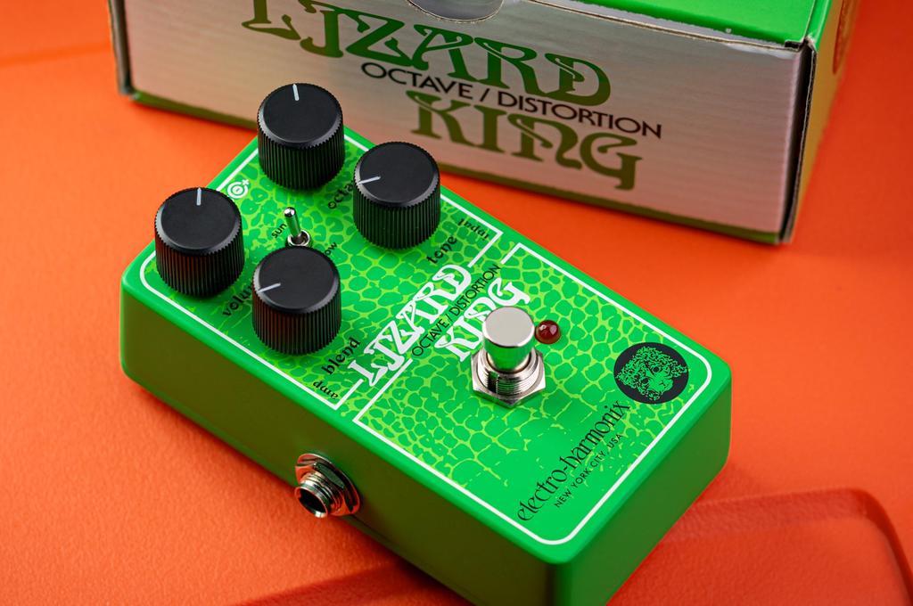 Bass Effector ELECTRO-HARMONIX LIZARD KING Octave Fuzz BASS OCTAVE & FUZZ