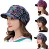 Warm Women Visor Hat Short Version Headwear Wrap Fashion Beanie Caps Women