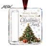 Holiday Hanging Money Holder Christmas Cash Gift Ornament, Clear Acrylic Holder, Xmas Personalized Container Tree Decoration, Funny Ways to