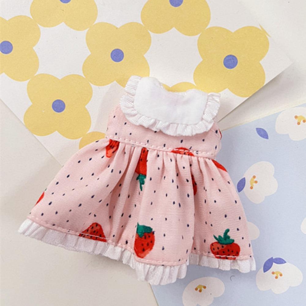 Ручная работа Печатные Платья Аксессуары 6 Стилей Наряды для Кукол Платья Модная Одежда для Кукол Юбка для Кукол 1/11 OB11 / для 1/12 BJD