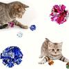 Шуршащие Шарики Игрушка, Цветные Шарики для Домашних Кошек, Интерактивная Звуковая Игрушка для Самостоятельной Игры и Борьбы со Скукой