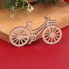 5Pcs 1:12 Dollhouse Miniature Christmas Bike Ornament Bicycle Model Home Decor Toy Doll House Accessories