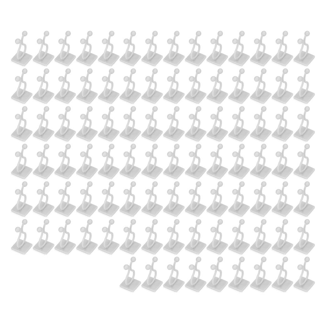 100 шт. Крепление для вьющихся растений на стену, Самоклеящийся зажим для фиксации ветвей