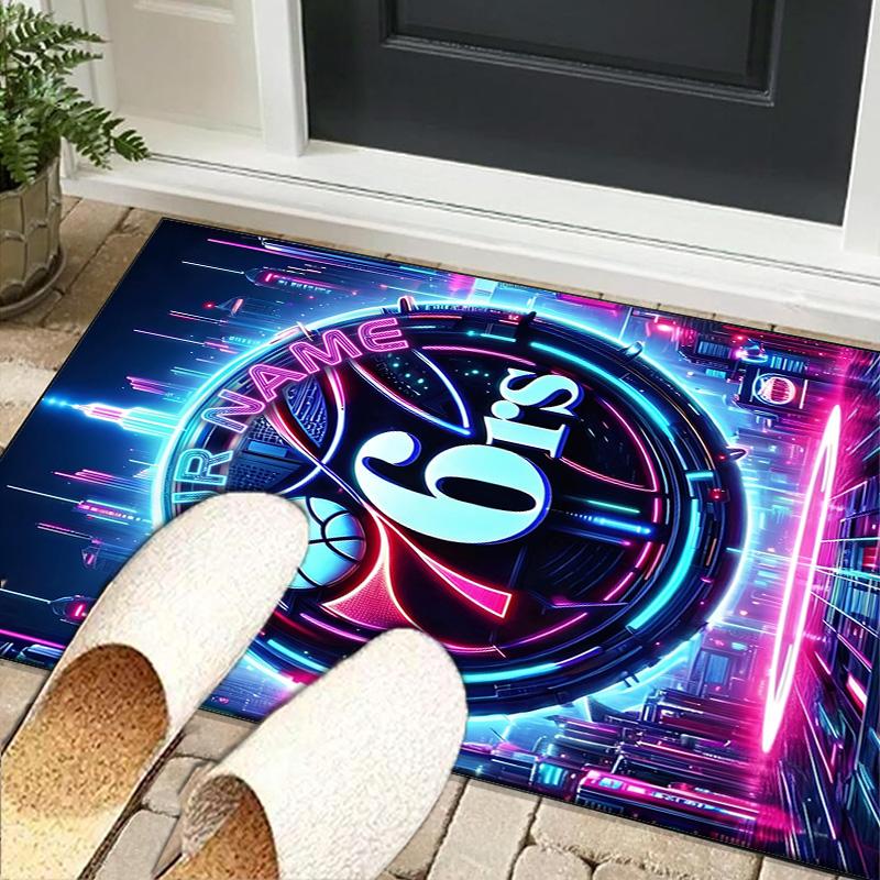 Custom Name76ers Basketball Team Carpet, Indoor Rug, Chair Rug, Living Rooms, Doormat Made From Polyester Home Decor Birthday Christmas Gifts