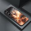 Чехол для телефона D-Dark S-Souls для S24 Ultra Samsung S23 Fe S22 S20 S21 Plus Galaxy A54 A34 A24 A53 Note 20 Стеклянная крышка