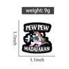 Эмалевая булавка Pew Pew Madafakas с изображением мультяшного кота, утки, лошади, брошь, аксессуары, значок на лацкан рюкзака, украшения в виде животных, подарки для друзей