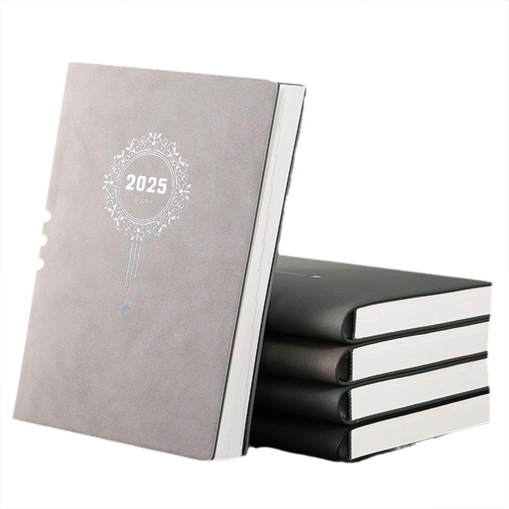 Ежедневник для школьников из толстой кожи формата А5, годовой график на 2025 год, деловой блокнот, ежедневник на 365 дней, заметки, блокнот, 170 листов