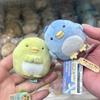 Кавайи San-X Sumikko Gurashi Мини Плюшевые Игрушки Брелок Мягкие Пушистые Уголок Животное Пингвин Динозавр Ящерица Улитка Рюкзак Сумка Брелок