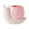 Plastic Desktop Organizer Cartoon Snail Shape Pen Pencil Organizer For Kids Study School Office Supplies