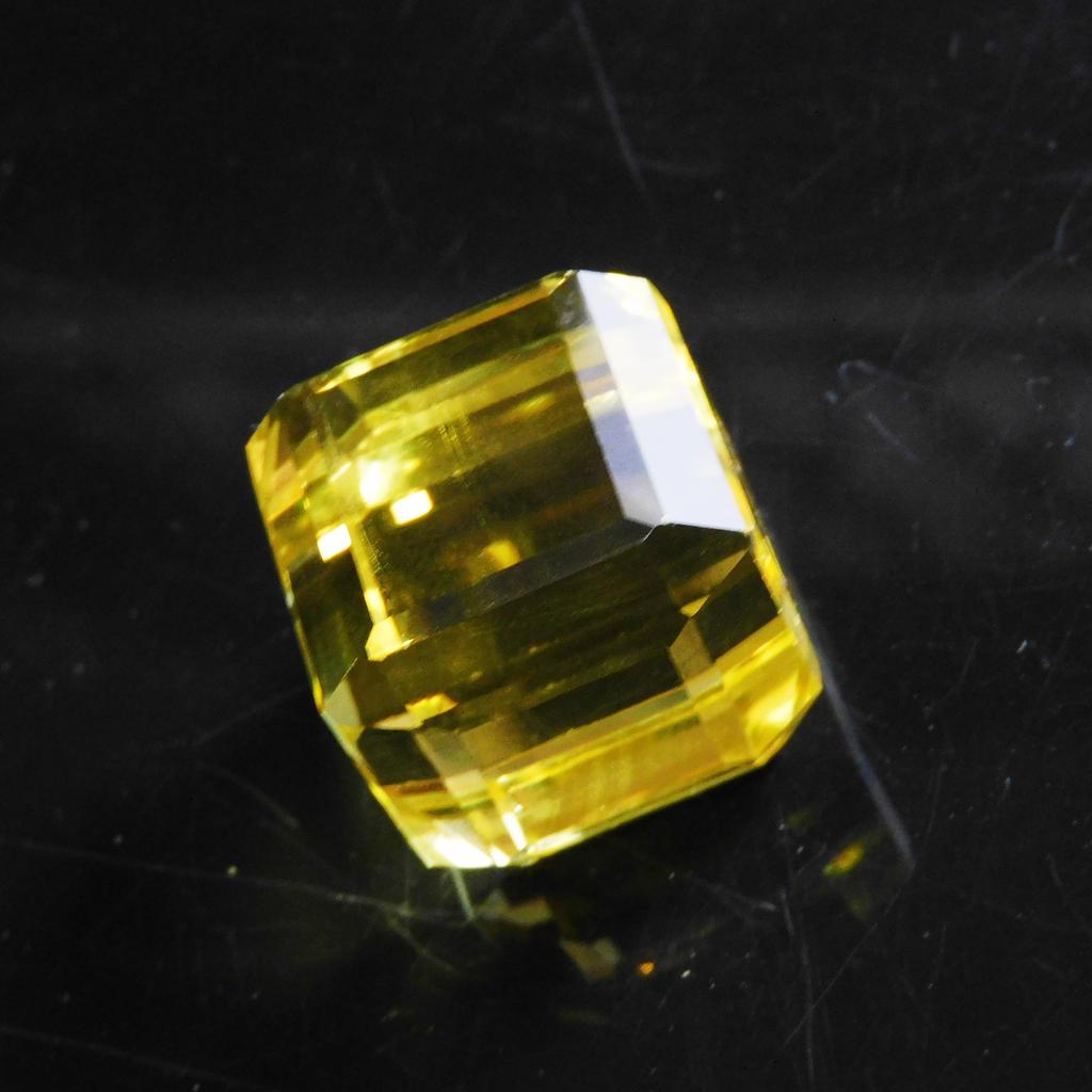 Natural Topaz Yellow Cube Cut CERTIFIED 148.40 Ct Loose Gemstone Huge Size