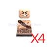 MOC Medieval Military Lion Knight Building Blocks Accessories Castle Soldier Shield Armor Model Toy Gift Mini Brick E023 Weapons