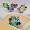 Alloy Ring Watch Quartz Elastic Rings Fashion Digital Couple Watch Ring  Men