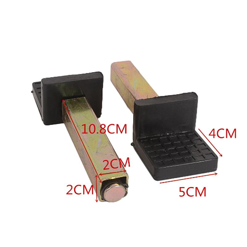 1 Pair Motorcycle Bike Stands Wheel Support Frame Stand Swing Arm Lift Tripod Hooks Hook Fork U-style & Rubber L Type