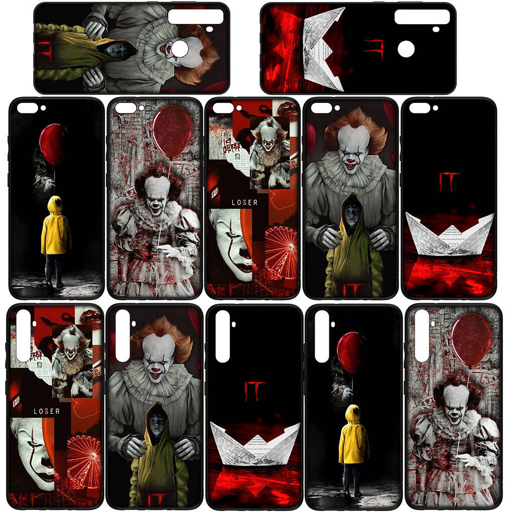 Для iPhone 17 16 15 Xiaomi Poco F7 F8 X7 X6 C85 C75 C71 M8 Redmi Note 14 13 12 11 Pro Max 14C 13C 15C A4 Чехол для телефона Пеннивайз Обложка по книге Стивена Кинга «Оно»