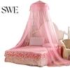 Lace Bed Net Translucent Elegant Lightweight Decoration Breathable Safe Curtain for Decor Princess Bedding
