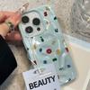 Красочные Алфавитные Эмодзи Ударопрочный Чехол Для Телефона Для iPhone 17Air 16 15 14 13 12 11 Pro Max Складки Текстура Милый Мягкий Чехол