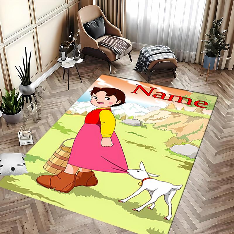 Custom personalization Heidi Area Rug - Perfect For Kitchen, Bathroom,Laundry Room Decor Large Size Available,Gift All Seasons