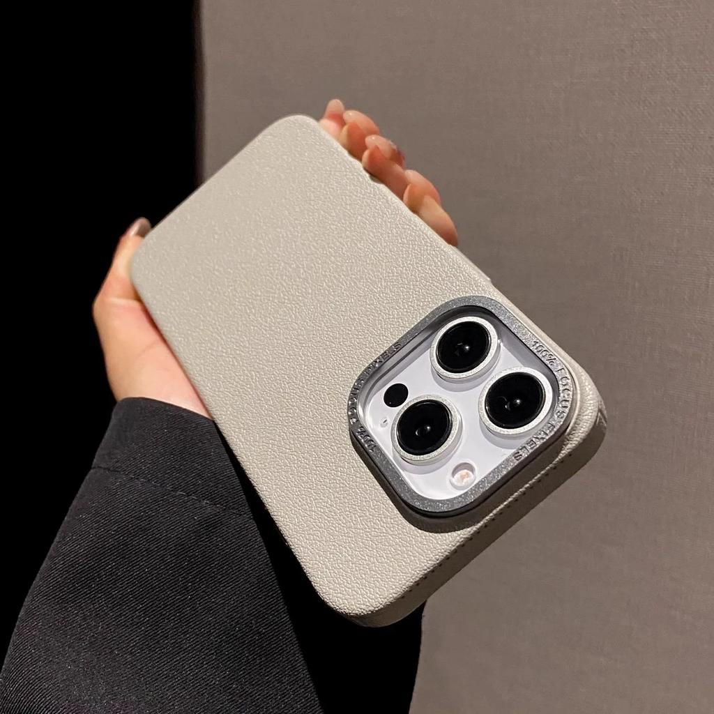 Роскошный Матовый Мягкий Кожаный Чехол-Конфетка Для Телефона iPhone 15 14 Plus 13 12 11 Pro Max Защита Камеры Ударопрочный Силиконовый Чехол