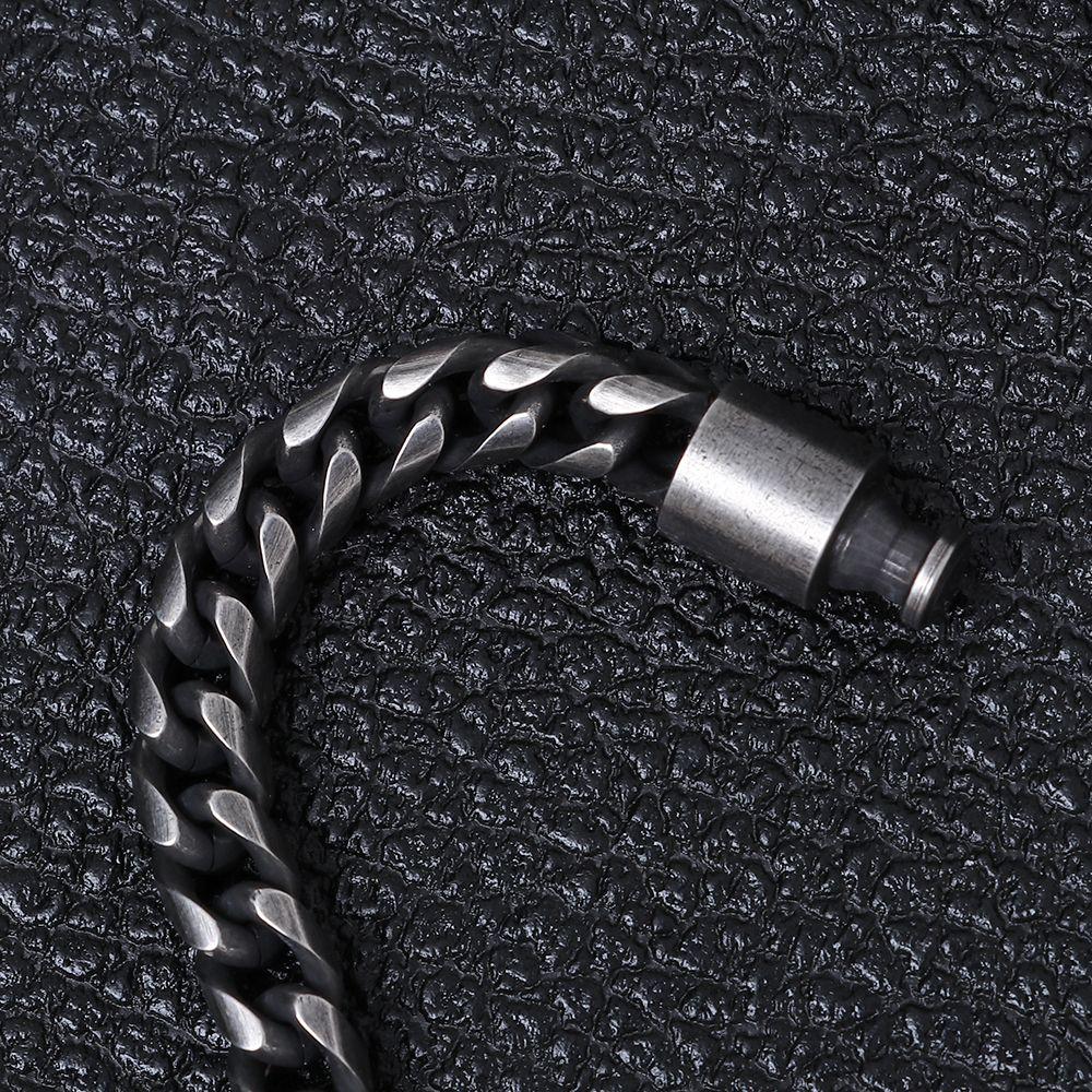 Новый подарок мужской браслет из нержавеющей стали звено цепи