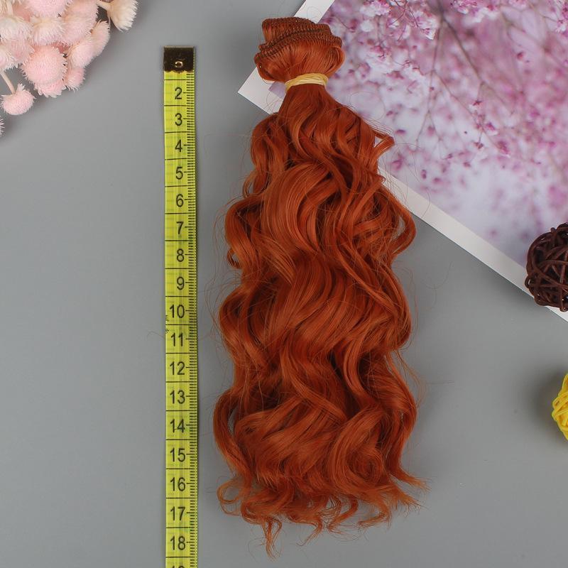 Горячая Распродажа 1/6 1/4 1/3 Кукольные Волосы Кудрявые Парики Мини Косички Высокотемпературная Накрутка Парик Аксессуар для Кукол Подарки для Детей