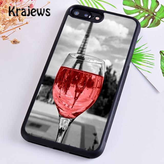 Krajews 1004 Vintage Wine Pattern Phone Case Cover For iPhone 17 Air 16 15 14 plus 11 12 pro max coque Fundas