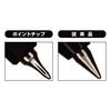 Mitsubishi Pencil Jetstream Edge Шариковая ручка Ограниченная серия Цветок Прусский Легко писать GSXN10033810 0.38 Ручка, Иллюстрация, Синий, с,