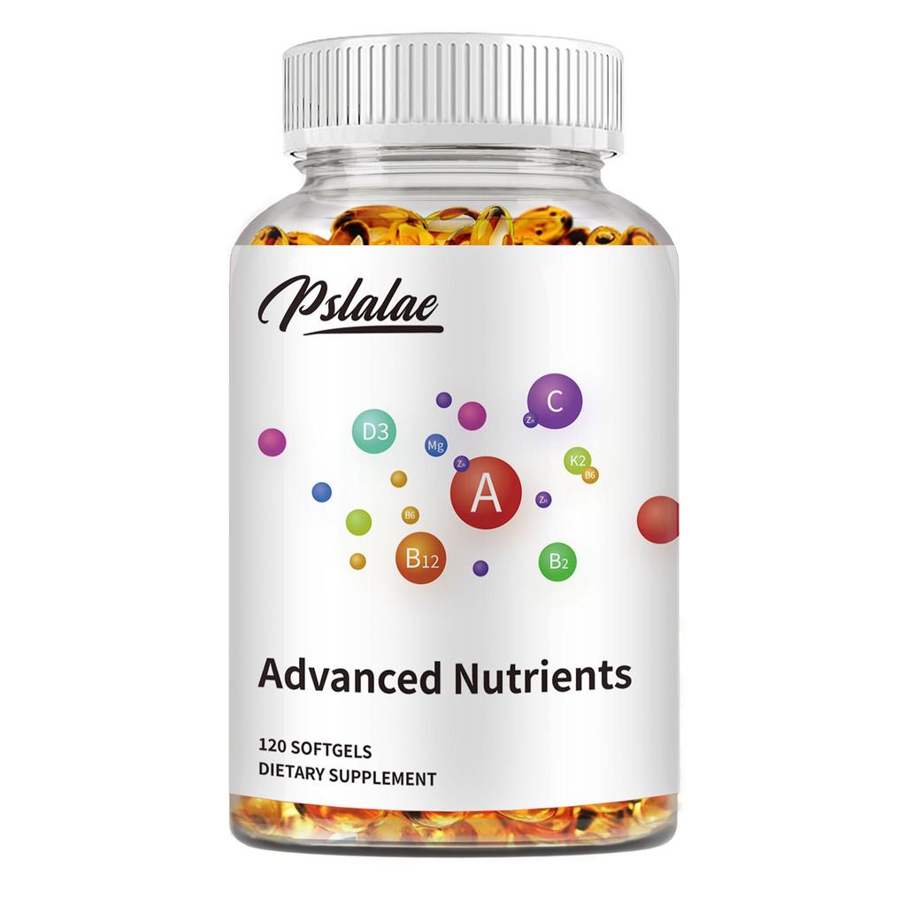 Multivitamin capsules, micronutrient supplements, eye health protection, immune enhancement, suitable for adults.