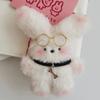 Cute Rabbit Doll Key Chain Stylish Phone Charm Keychain Purse Backpack Wallet Keyring Accessories for Women and Girls