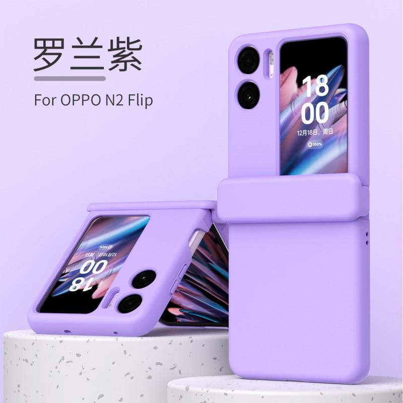 Magnetic Snap Case OPPO Find N2 Flip Full Coverage Shockproof PC Cover In Macaron Colors